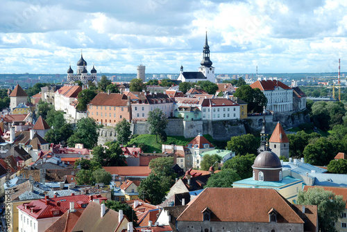 Wallpaper Mural Blick über die Altstadt vonTallinn, Estland Torontodigital.ca
