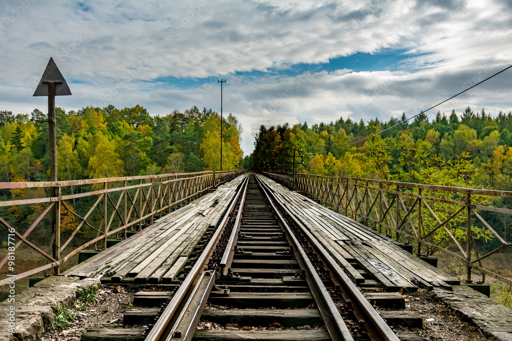 Railroad bridge, southern Poland