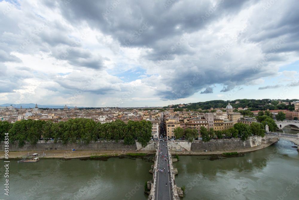 Obraz premium Sant' Angelo Bridge, Rome