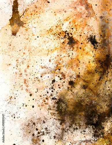 abstract color Backgrounds, painting colage with spots, rust structure.