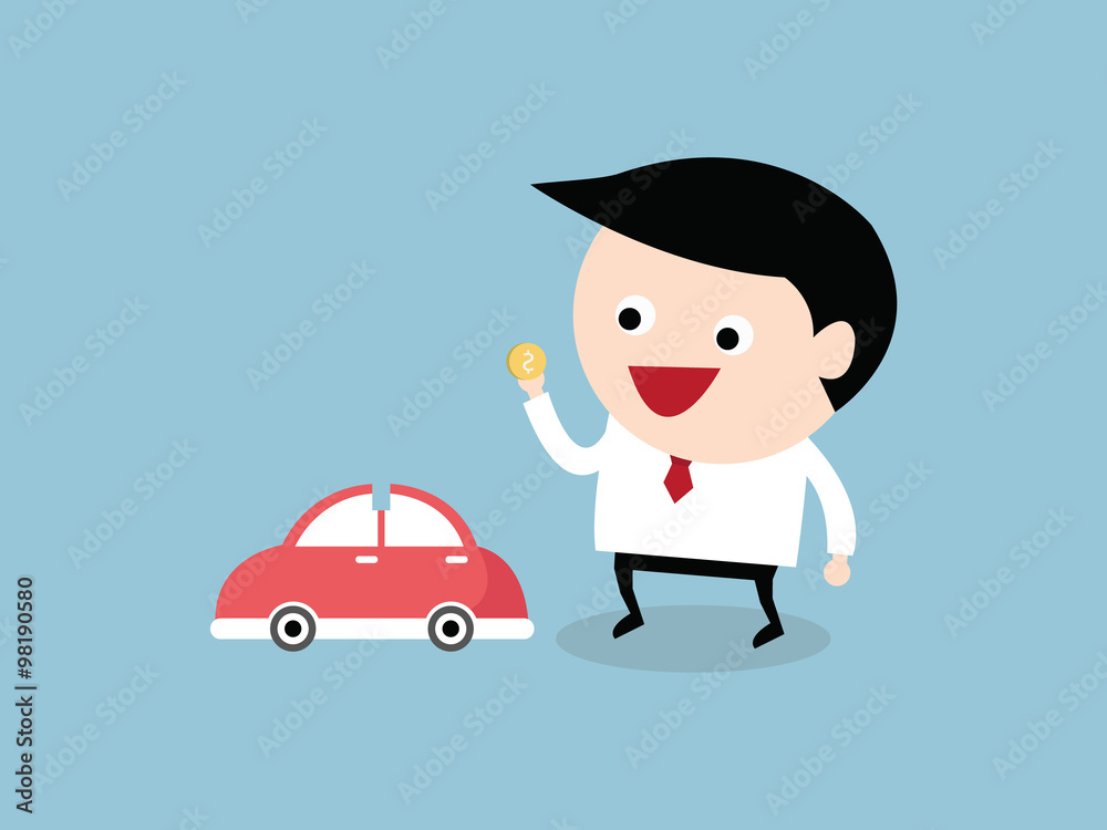 Car shaped piggy bank, vector EPS10. Car shaped piggy bank, vector EPS10.