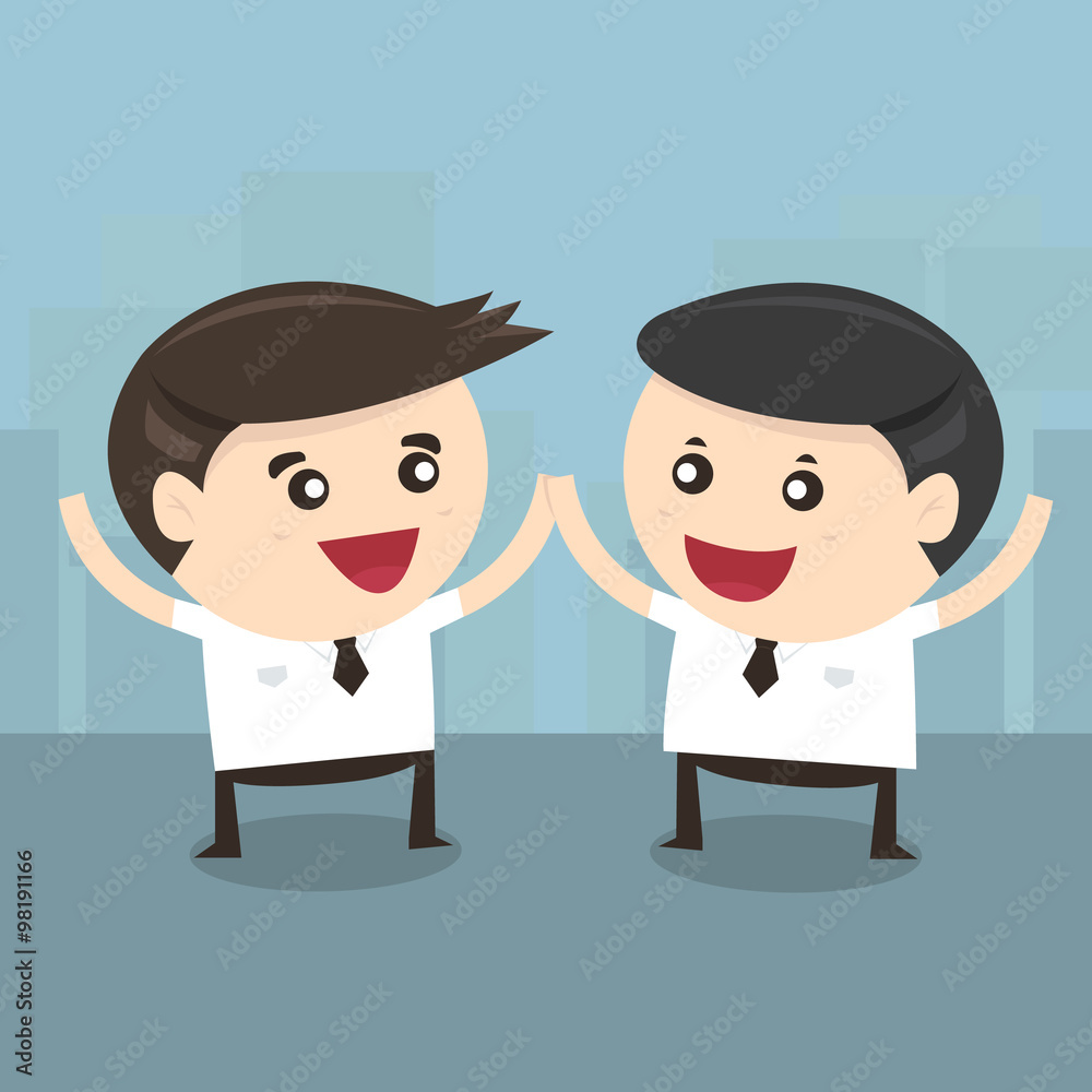 Friendship between two Businessman Friendship between two Businessman