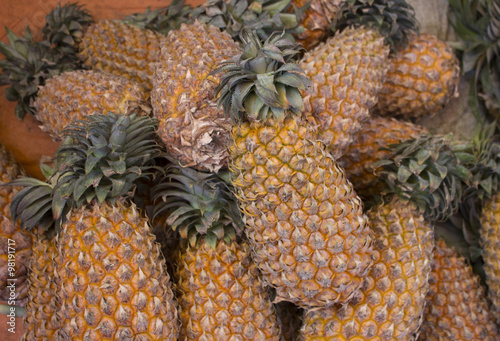 Pineapple at indian market