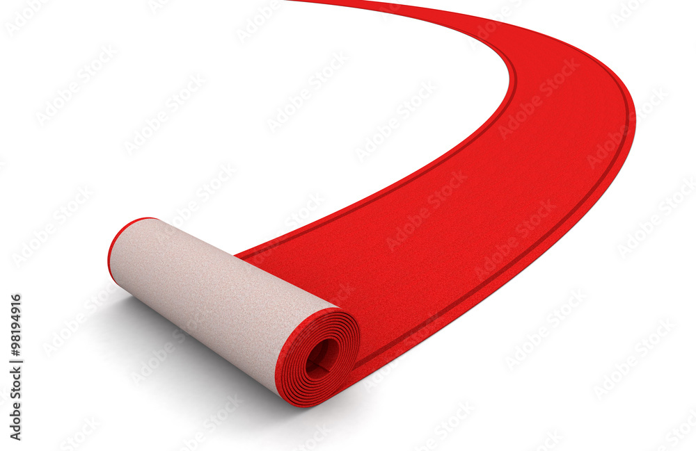 Red Carpet. Image with clipping path Red Carpet. Image with clipping path