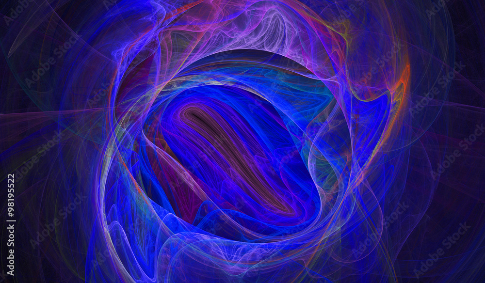 Fototapeta premium Abstract wallpaper. Abstract fractal. Fractal art background for creative design. Decoration for wallpaper desktop, poster, cover booklet. Abstract texture. Psychedelic. Print for clothes, t-shirt.