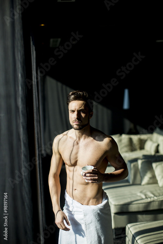 Young man in the room at morning © BGStock72