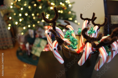 Candy Cane Deer for holiday season.