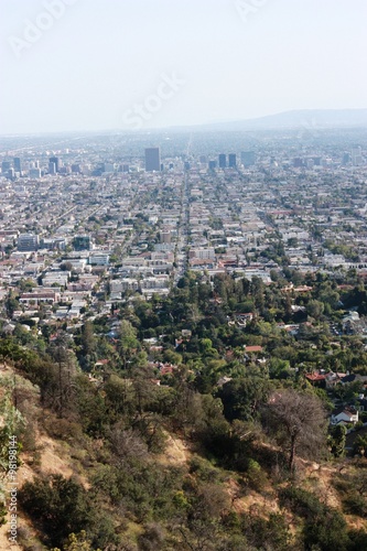 Los Angeles view from Griffith Park, USA