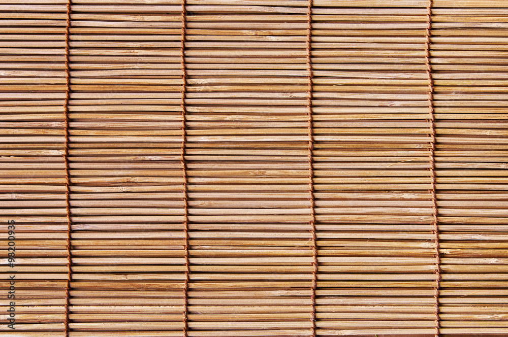 Bamboo mat or curtain background Bamboo mat or curtain background
