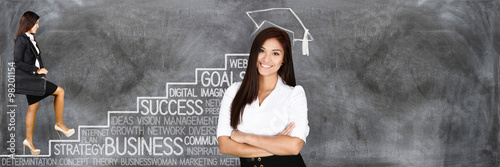 Woman At Business School