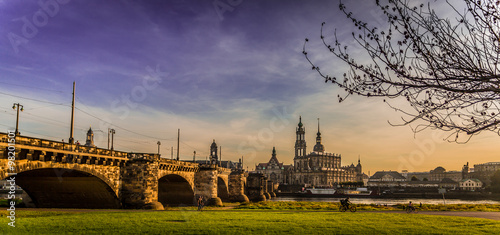 Dresden in wundervoller Abendstimmung