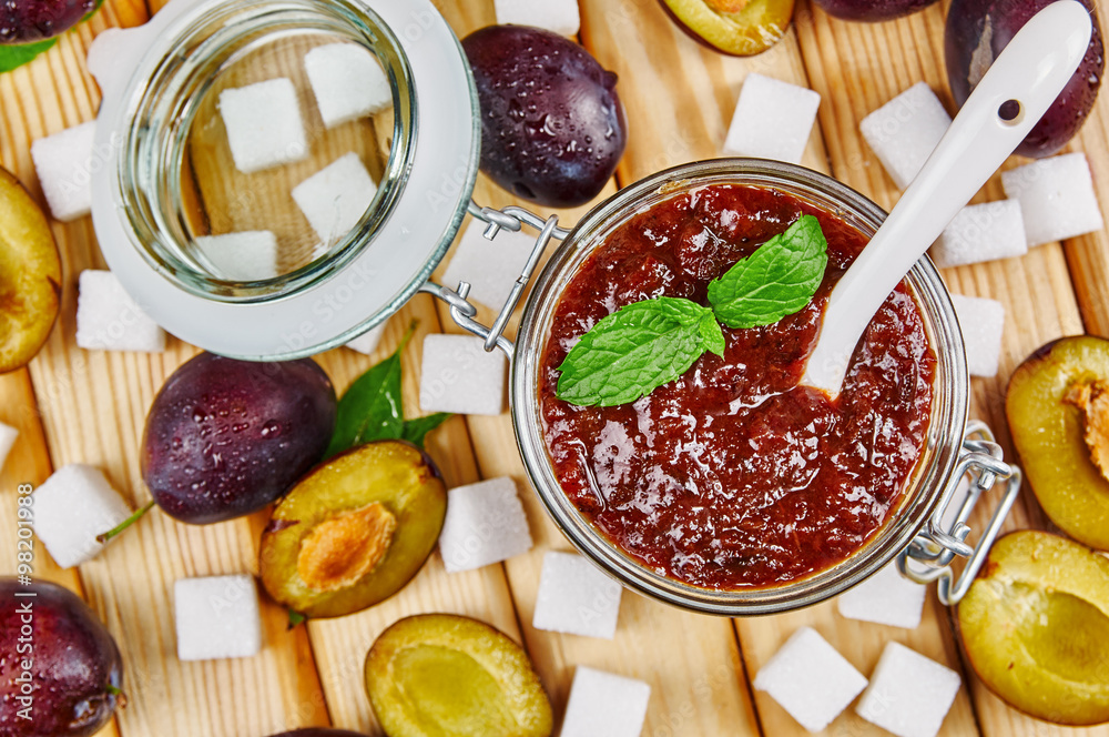 Plum jam Plum jam