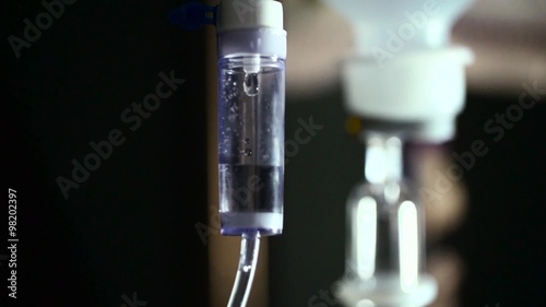 Infusion system drip chamber photo