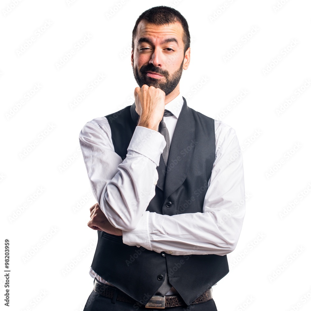 Businessman thinking Businessman thinking
