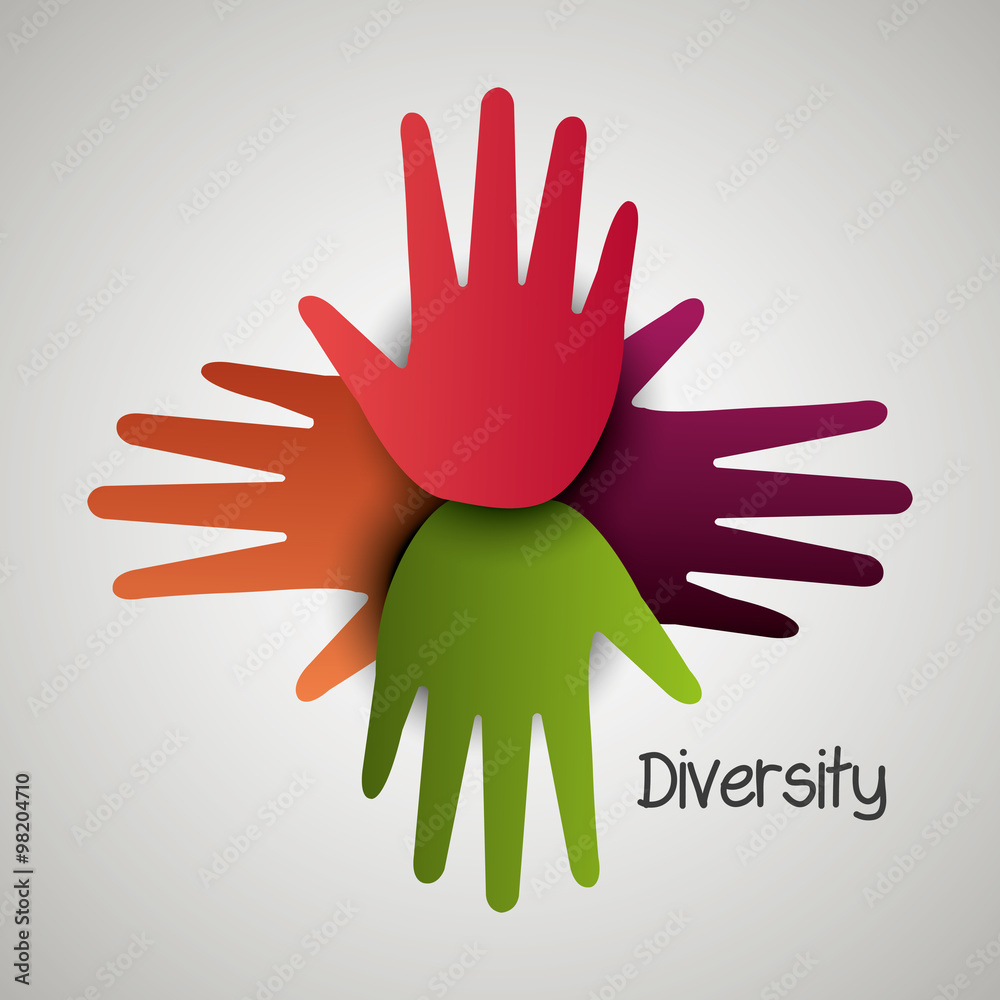 People diversity colorful icon People diversity colorful icon