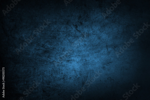 Blue dark concrete wall © Stillfx
