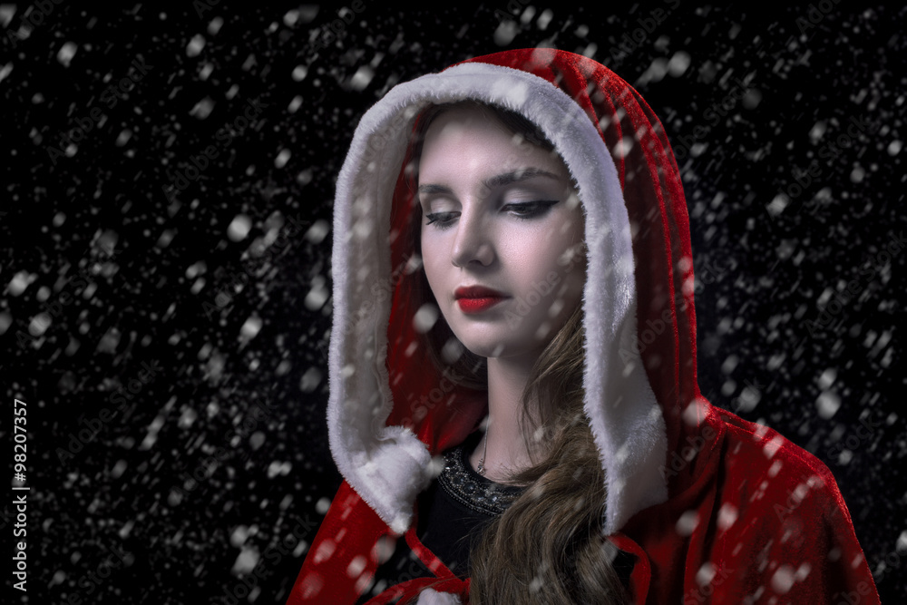 woman in red hood woman in red hood
