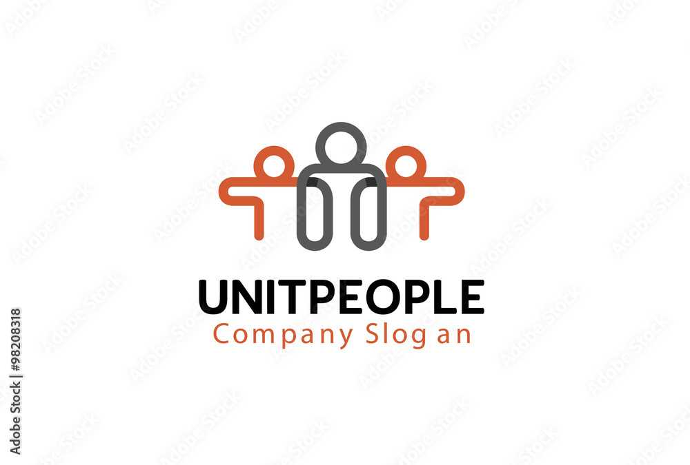 Unit People Design Illustration Unit People Design Illustration