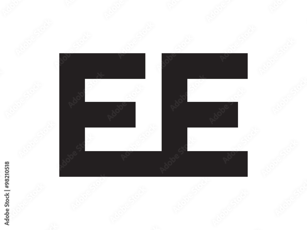EE Letter Identity Monogram Logo