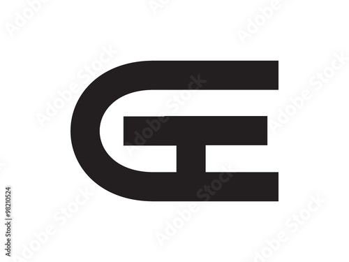 GE Letter Identity Monogram Logo
