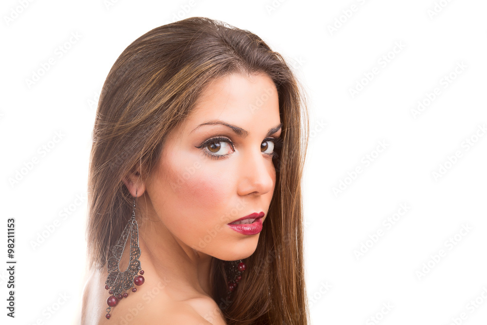 Beautiful woman with healthy long hair Beautiful woman with healthy long hair