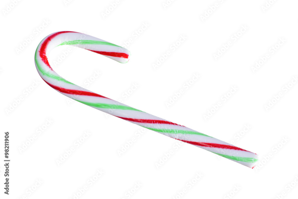 Fototapeta premium candy cane isolated on white