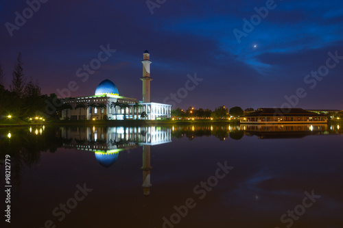 The Uniten Mosque at dawn, Putrajaya, Malaysia