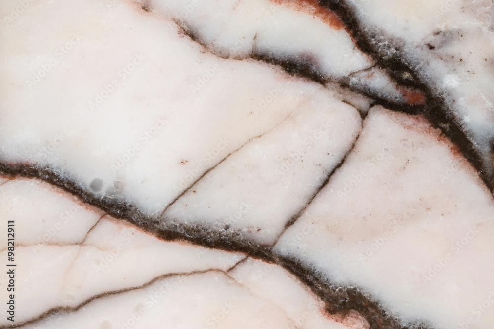 Closeup surface crack marble floor texture background