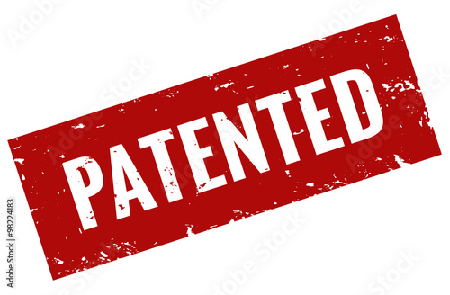 Patented stamp red