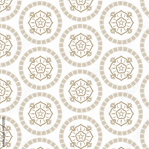 glod flora pattern