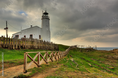 Inceburun lighthouse in Sinop Province,Turkey photo