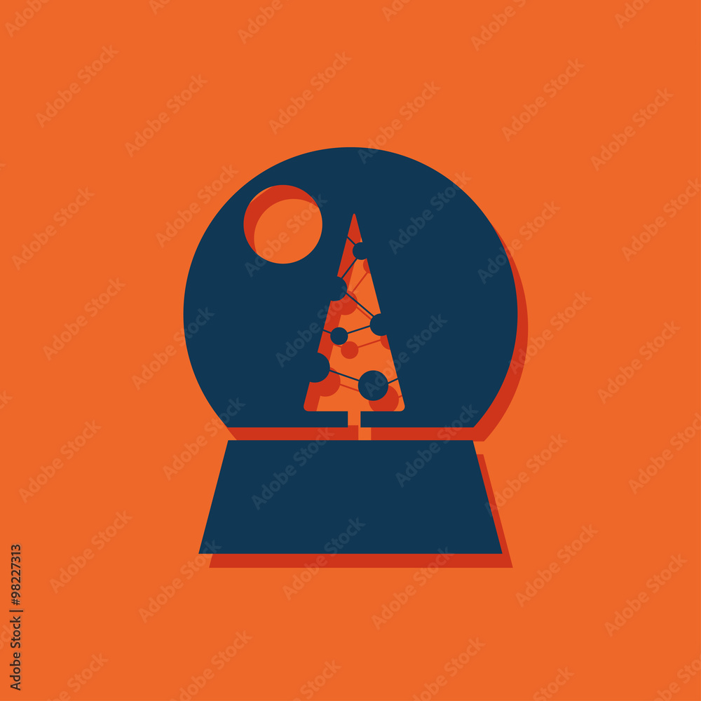 Obraz premium Vector christmas icon.