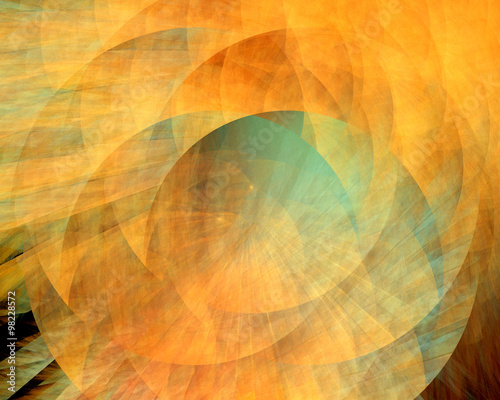 Abstract fractal design. Compisition of circles.