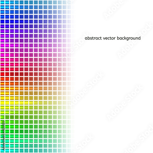 Abstract squares equalizer background. Vector