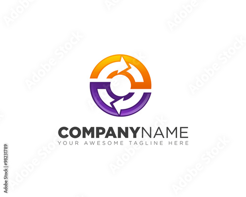 Electronic recycling logo