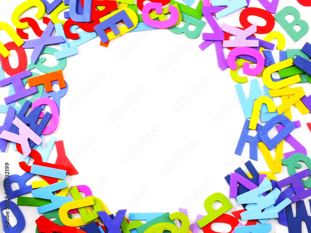 wooden colored alphabet letters abc on a white background with space copy wooden colored alphabet letters abc on a white background with space copy