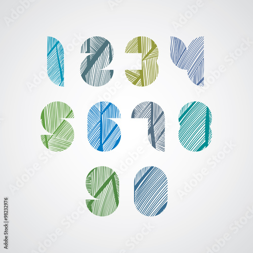 Pattern striped colorful fa...