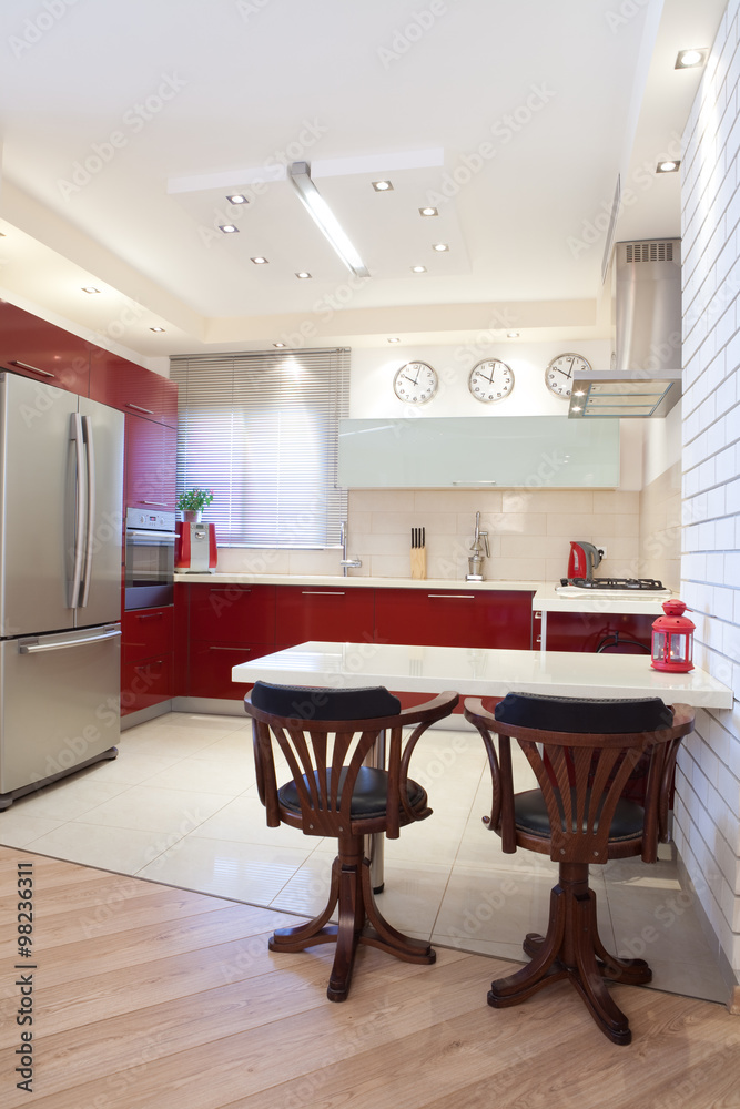 New kitchen in a modern home New kitchen in a modern home