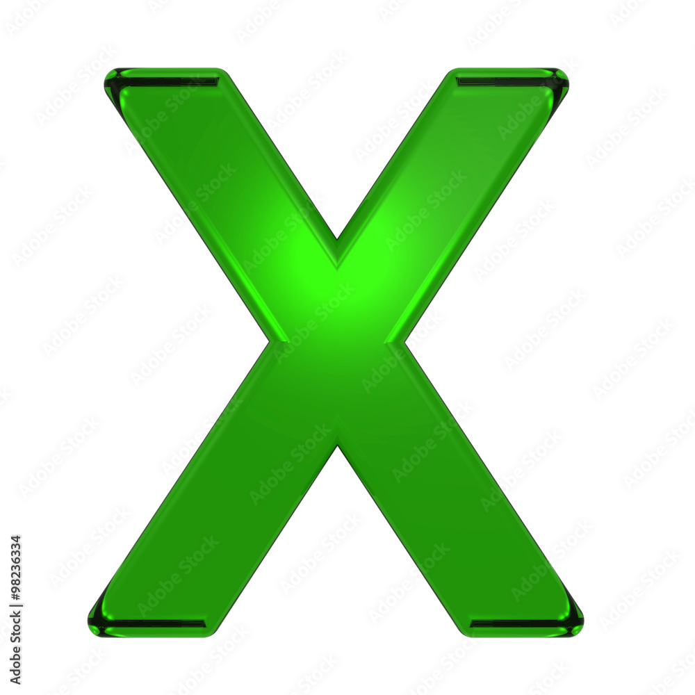 One letter from emerald alphabet set, isolated on white. Computer generated 3D photo rendering. One letter from emerald alphabet set, isolated on white. Computer generated 3D photo rendering.