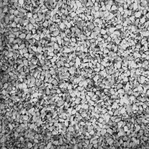 The Realistic Vector Texture of Gray Stones