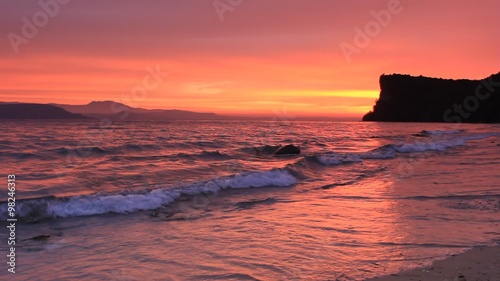 Alba sul lago di Garda