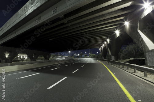 Empty Highway At Night © Dmitry Pistrov