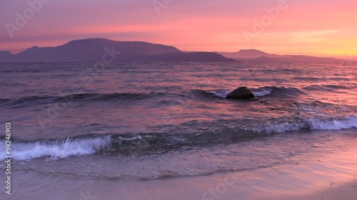 Alba sul lago di Garda