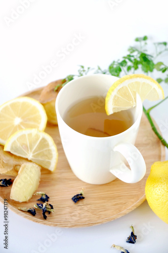 Ginger Tea with Lemon