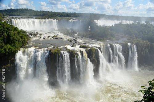 ブラジル側のイグアスの滝