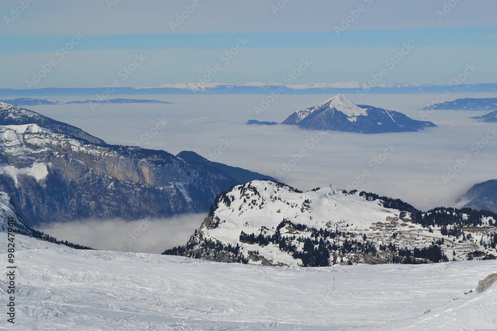 Das Skigebiet Grand Massif in Frankreich Das Skigebiet Grand Massif in Frankreich