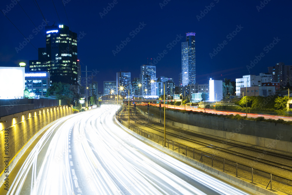 Fototapeta premium Tel Aviv at Night