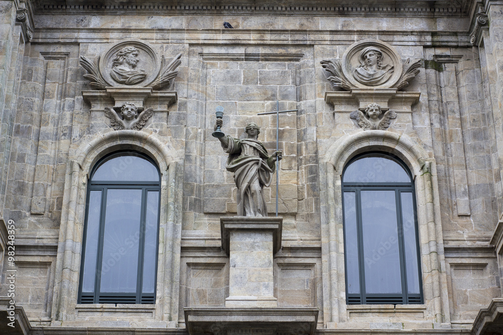 Detalle de la Catedral de Santiago de Compostela