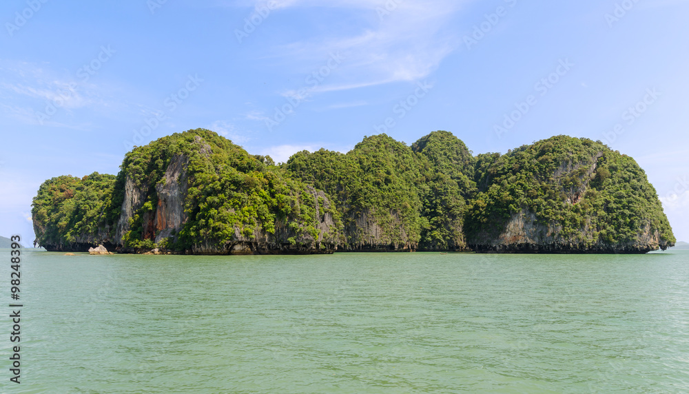 Scenery of Phang Nga National Park in Thailand
