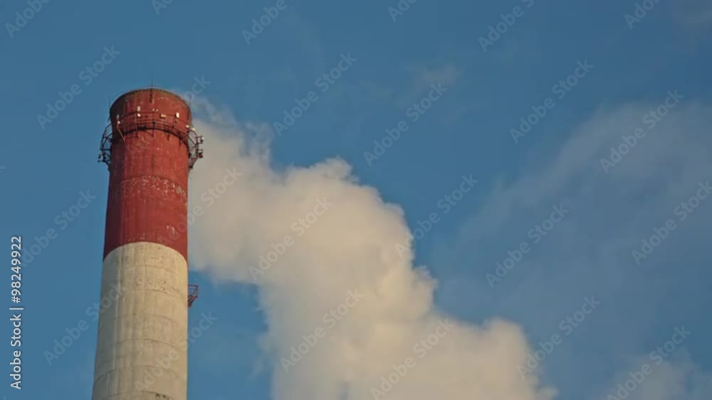 Industrial chimney smoke background Industrial chimney smoke background